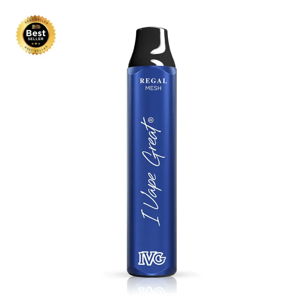 IVG Regal, Blue Raspberry Ice, Nicotine 50mg, 6000 Puffs, Disposable Vape, Rechareable